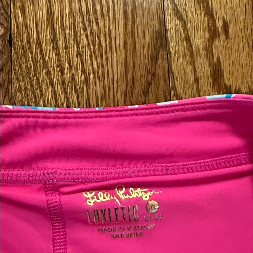 Lilly Pulitzer girls mini Aila skort UPF 50+ in aura pink baby bloomer XL NWT